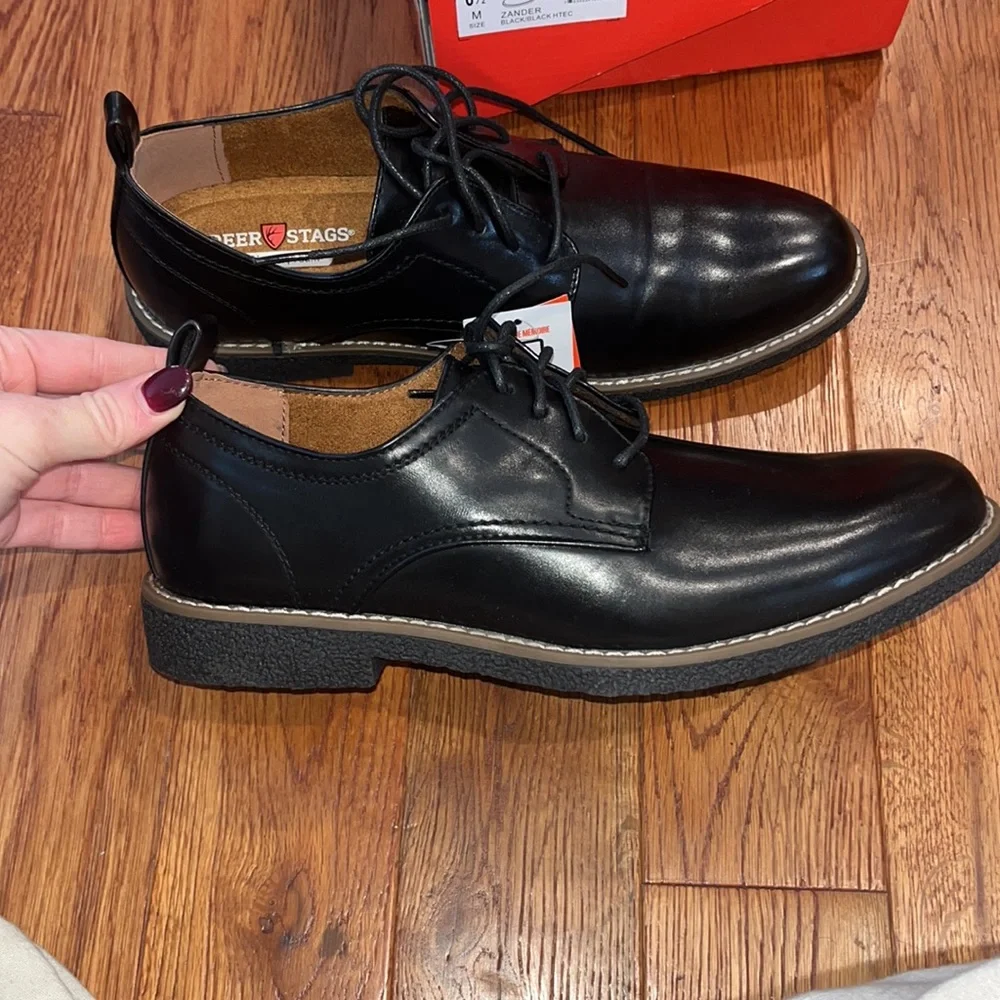 Boys Deer Stags Dress Shoes - Picture 3 of 6